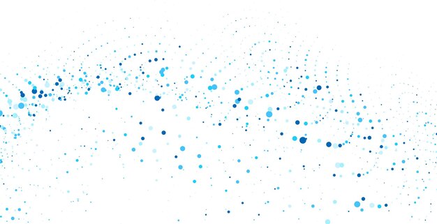 Textura de partículas clásicas de estilo medio tono en color azul