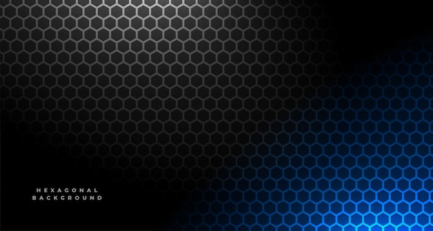 Vector gratuito textura de patrón hexagonal oscuro para un vector de fondo audaz e industrial