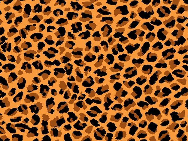 Vector gratuito textura de piel de leopardo