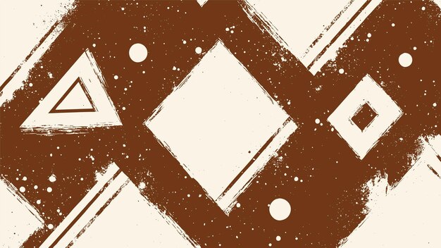 textura del pincel de tinta abstracta marrón