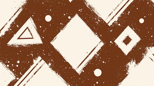 textura del pincel de tinta abstracta marrón