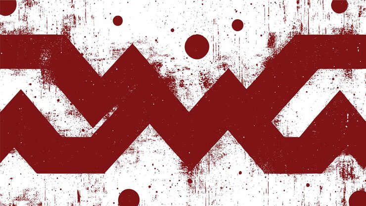 Vector gratuito textura del pincel de tinta roja