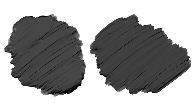Textura de pintura de acuarela acrílica gruesa negra