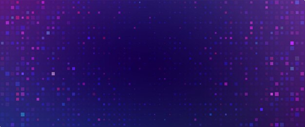 La textura de píxeles abstractos púrpura de la pantalla de video bg