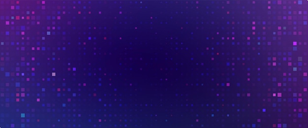 La textura de píxeles abstractos púrpura de la pantalla de video bg