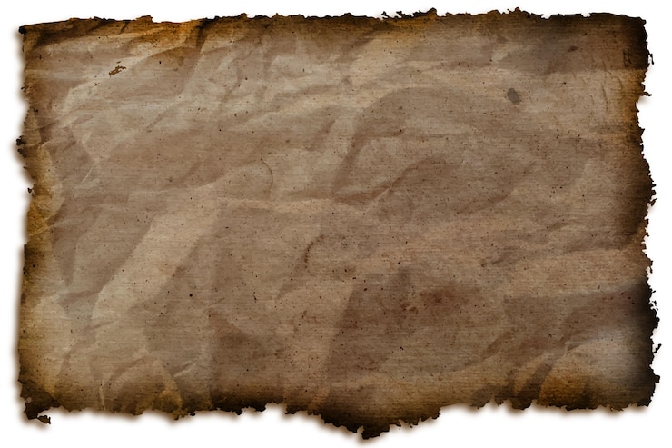 Vector gratuito textura realista de papel quemado