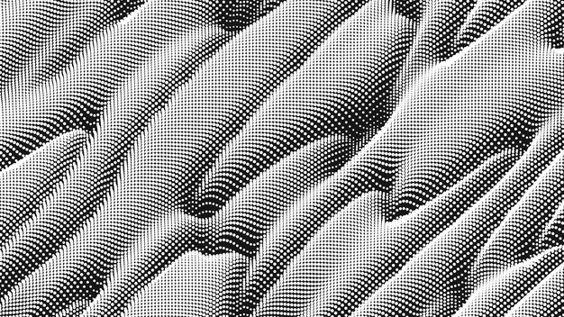 Textura de ruido de onda de punto Fondo de punto abstracto Fondo tecnológico del ciberespacio