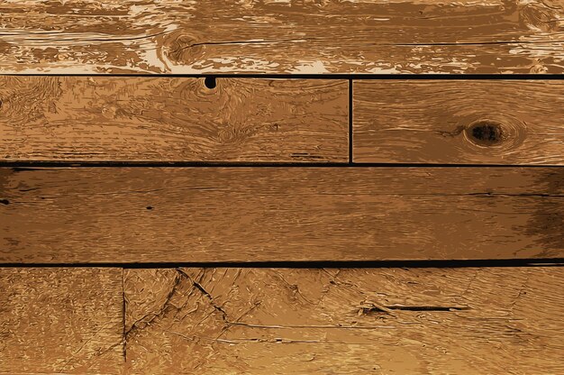 textura de tablón de madera realista de vector