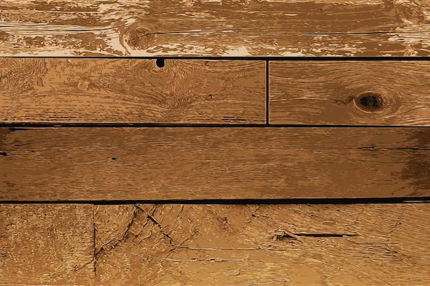 textura de tablón de madera realista de vector