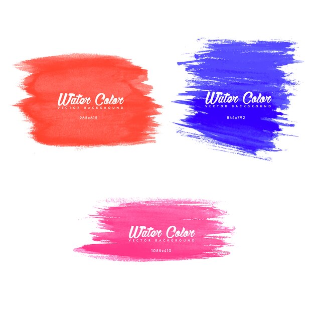Textura de vector de agua color hecha a mano