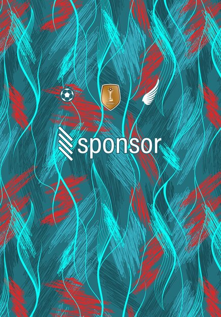 Las texturas de la ropa deportiva de rendimiento MoistureWicking Las plantillas de la camiseta deportiva