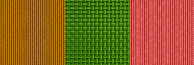 Texturas de tejido, pana y punto