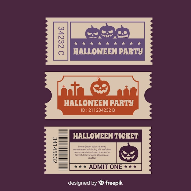 Tickets de halloween