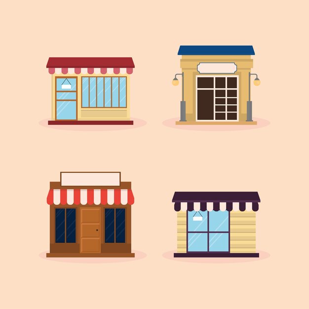 Tienda edificio ciudad