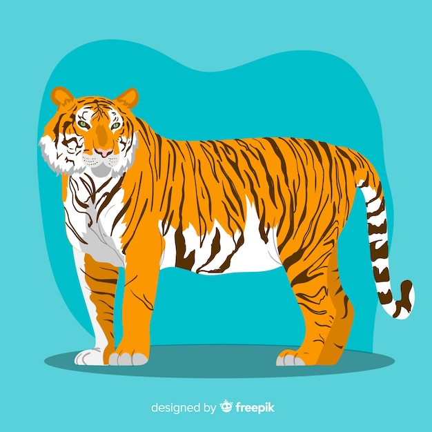 Vector gratuito tigre