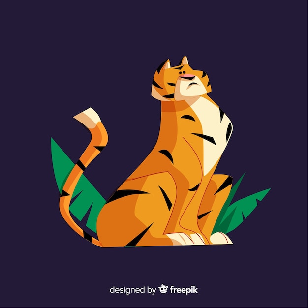 Vector gratuito tigre