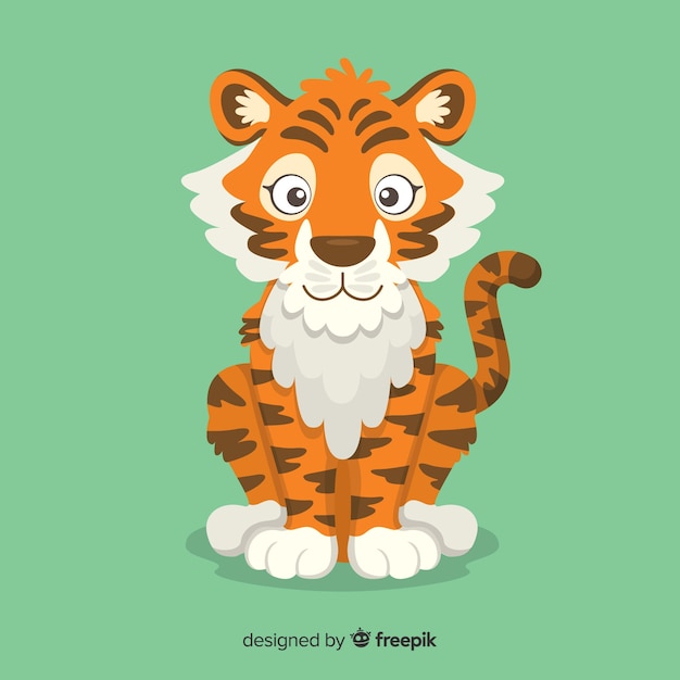 Vector gratuito tigre