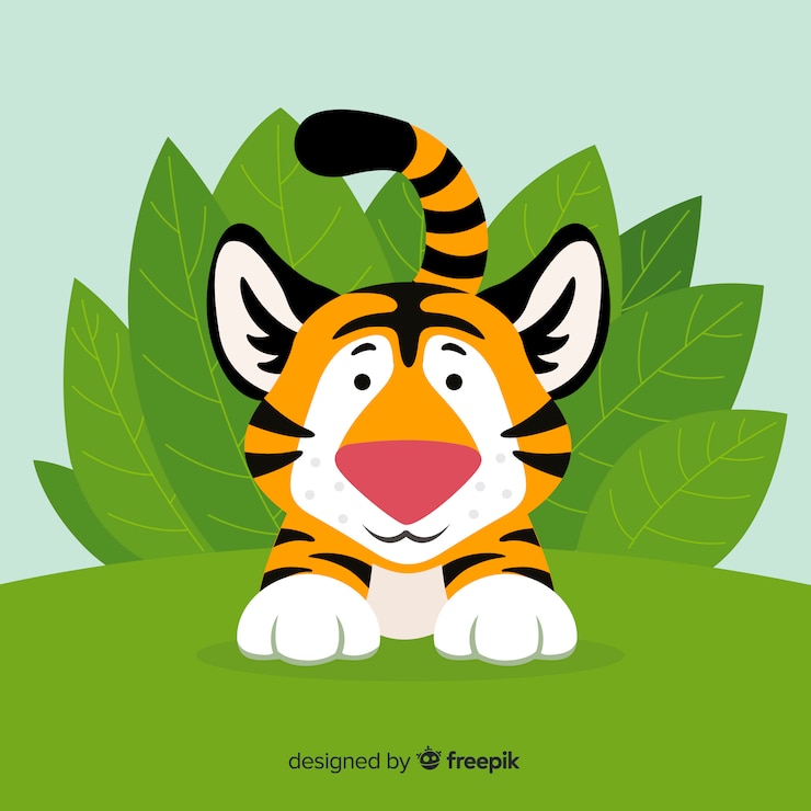 Vector gratuito el tigre.