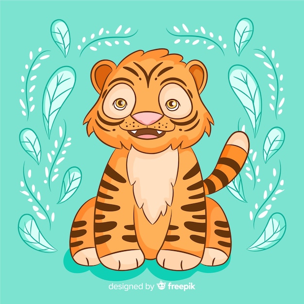 Vector gratuito tigre