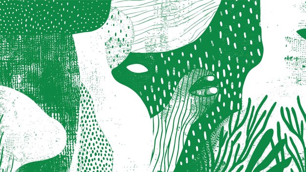 tinta verde y blanca grunge textura angustiada