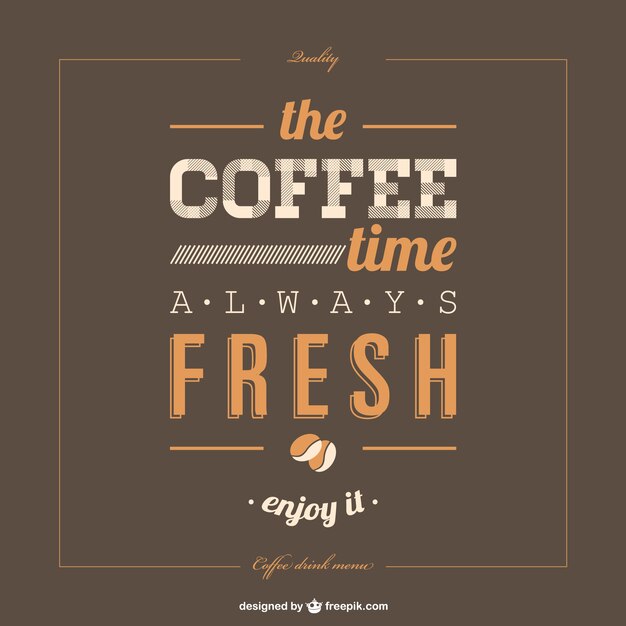 Tipografía de café