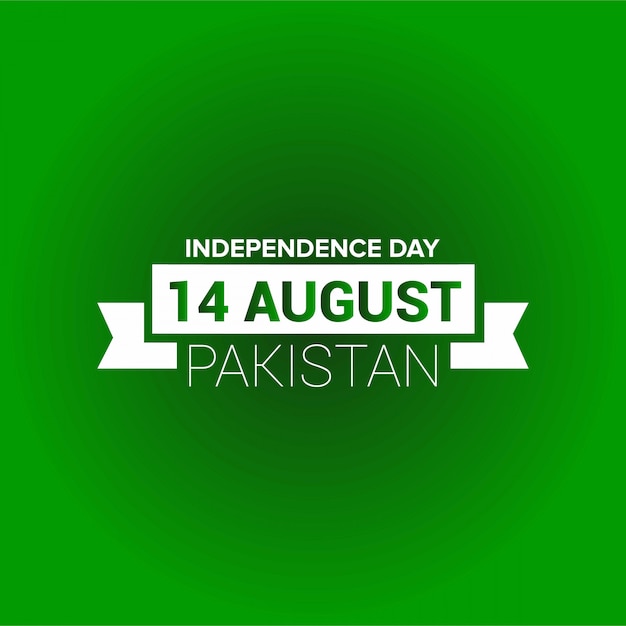 Tipografía del día de la independencia de pakistán