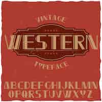 Vector gratuito tipografía de etiqueta vintage llamada whisky.