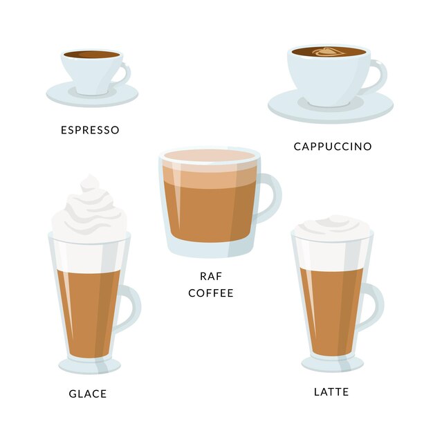 Tipos de café seleccionando el aroma