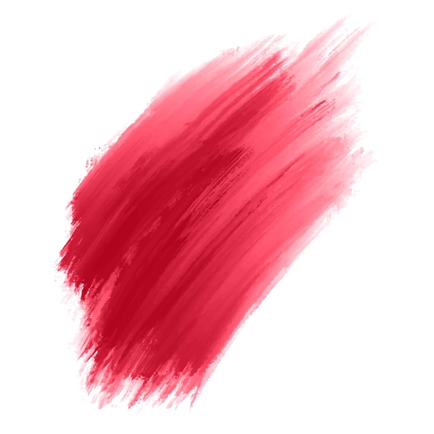 Toca de pincel de acuarela abstracta sobre un fondo blanco