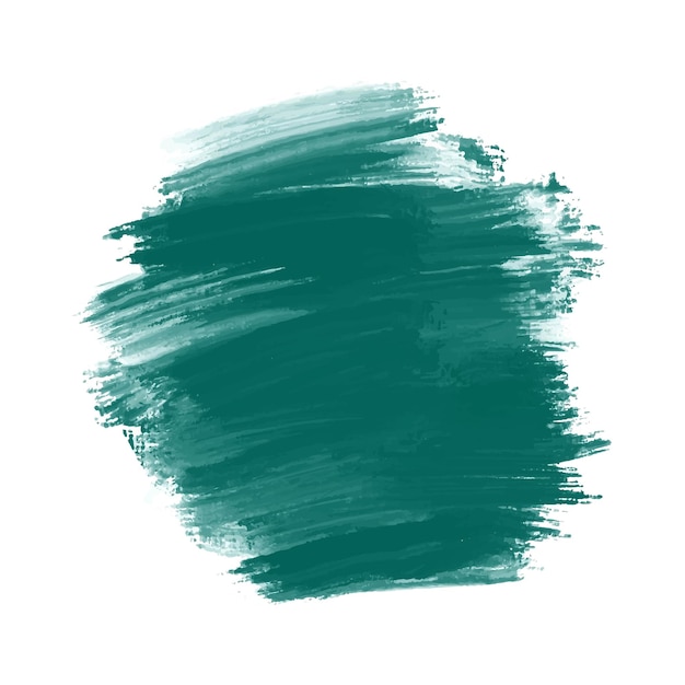 Toca de pincel de acuarela abstracta sobre un fondo blanco