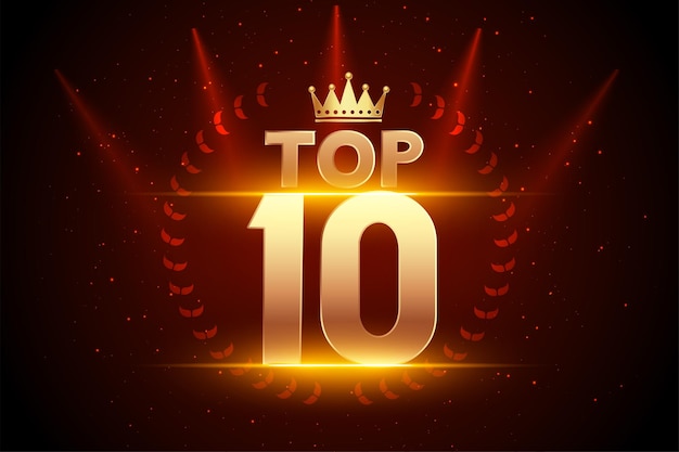 Top 10 mejores premios de corona de fondo con el signo de la corona