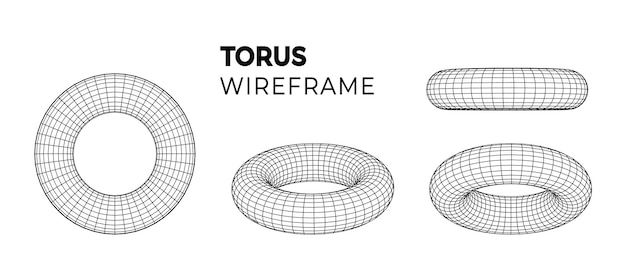 Vector gratuito toro de estructura alámbrica con diferente estructura del marco de la cuadrícula tecnología digital futurista ilustración vectorial