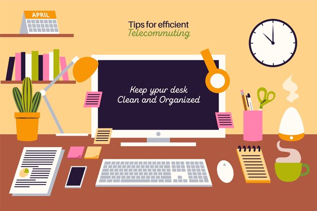 Trabaja desde tu hogar a distancia cómo mantenerte organizado