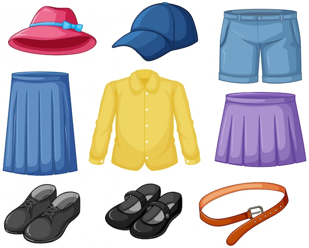 Trajes para vestir elementos.