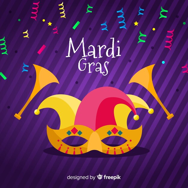 El trasfondo del carnaval de Mardi Gras
