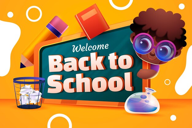 Un trasfondo realista de regreso a la escuela
