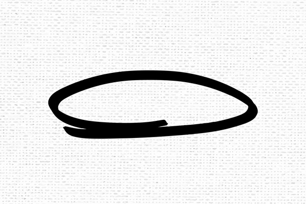 Trazo de pincel negro vector banner garabato