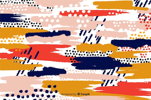 Trazos de pincel abstracto diseño de fondo