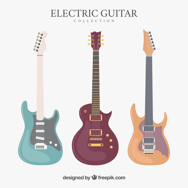 Tres guitarras eléctricas 