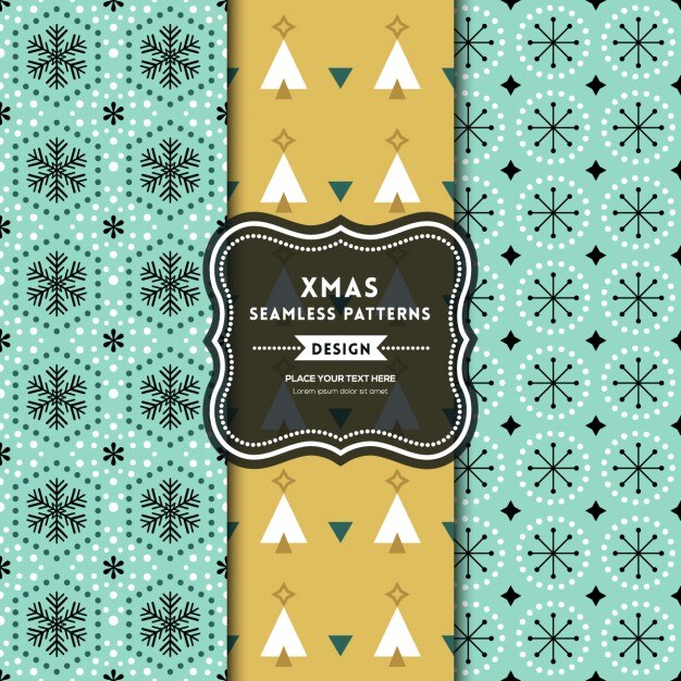 Tres patrones navideños