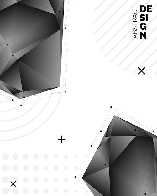 Vector gratuito triángulo abstracto fondo triángulos 3d fondo de pantalla moderno ilustración vectorial