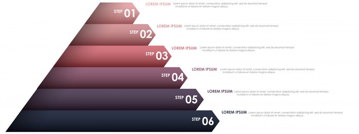 Vector gratuito triángulo de infografía para el proyecto empresarial