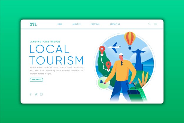 Turismo local - página de inicio