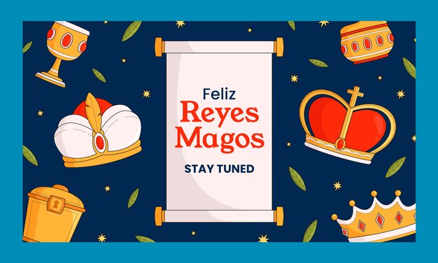 Twitch de fondo para reyes magos