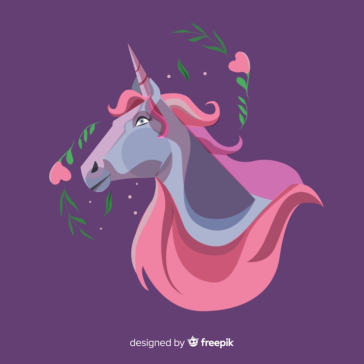 Vector gratuito el unicornio