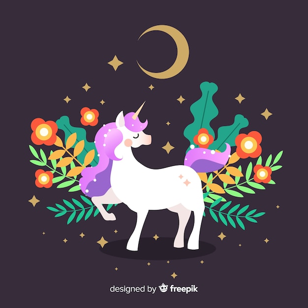 Vector gratuito unicornio