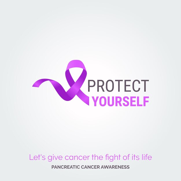 Unidos por una causa Antecedentes vectoriales Concientización sobre el cáncer de páncreas