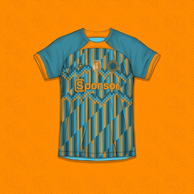 Uniformes de fútbol Gráficos vectoriales Sublimación Diseños de ropa deportiva