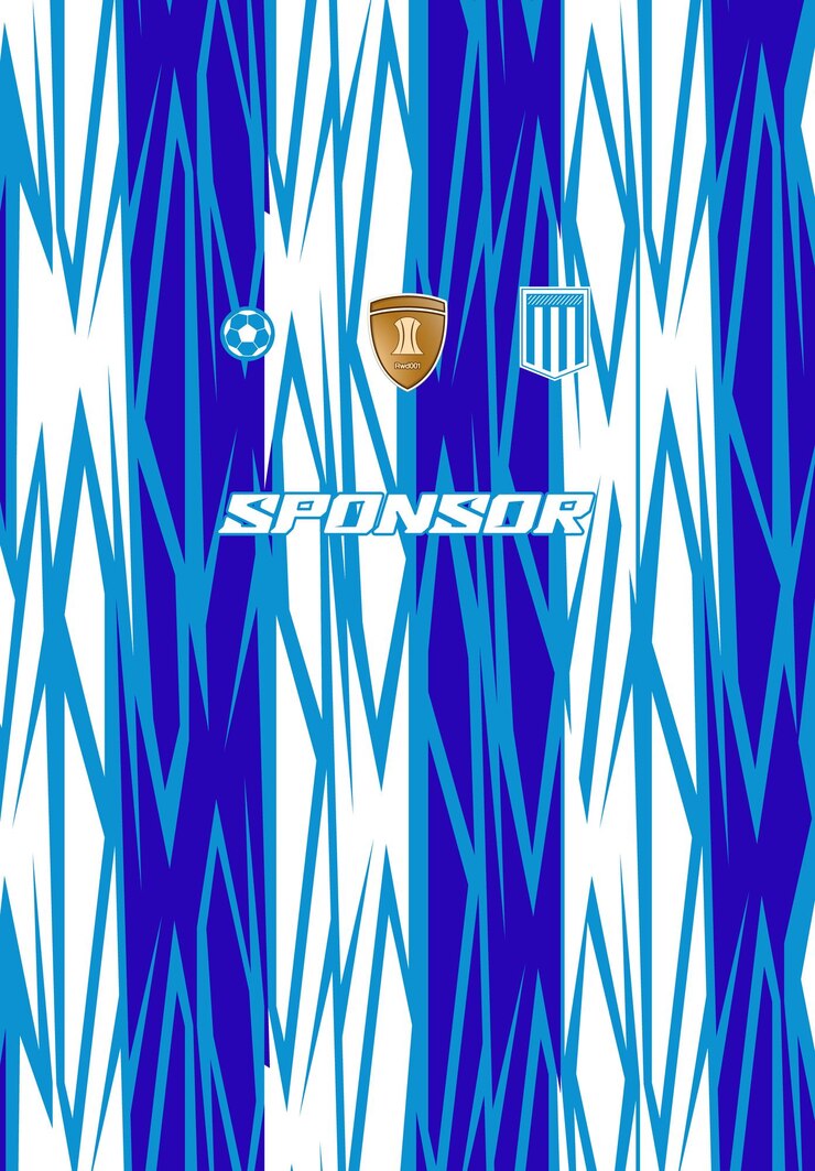 Vector gratuito uniformes de fútbol gráficos vectoriales sublimación diseños de ropa deportiva