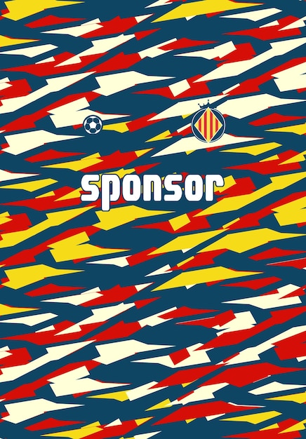Uniformes de fútbol Gráficos vectoriales Sublimación Diseños de ropa deportiva
